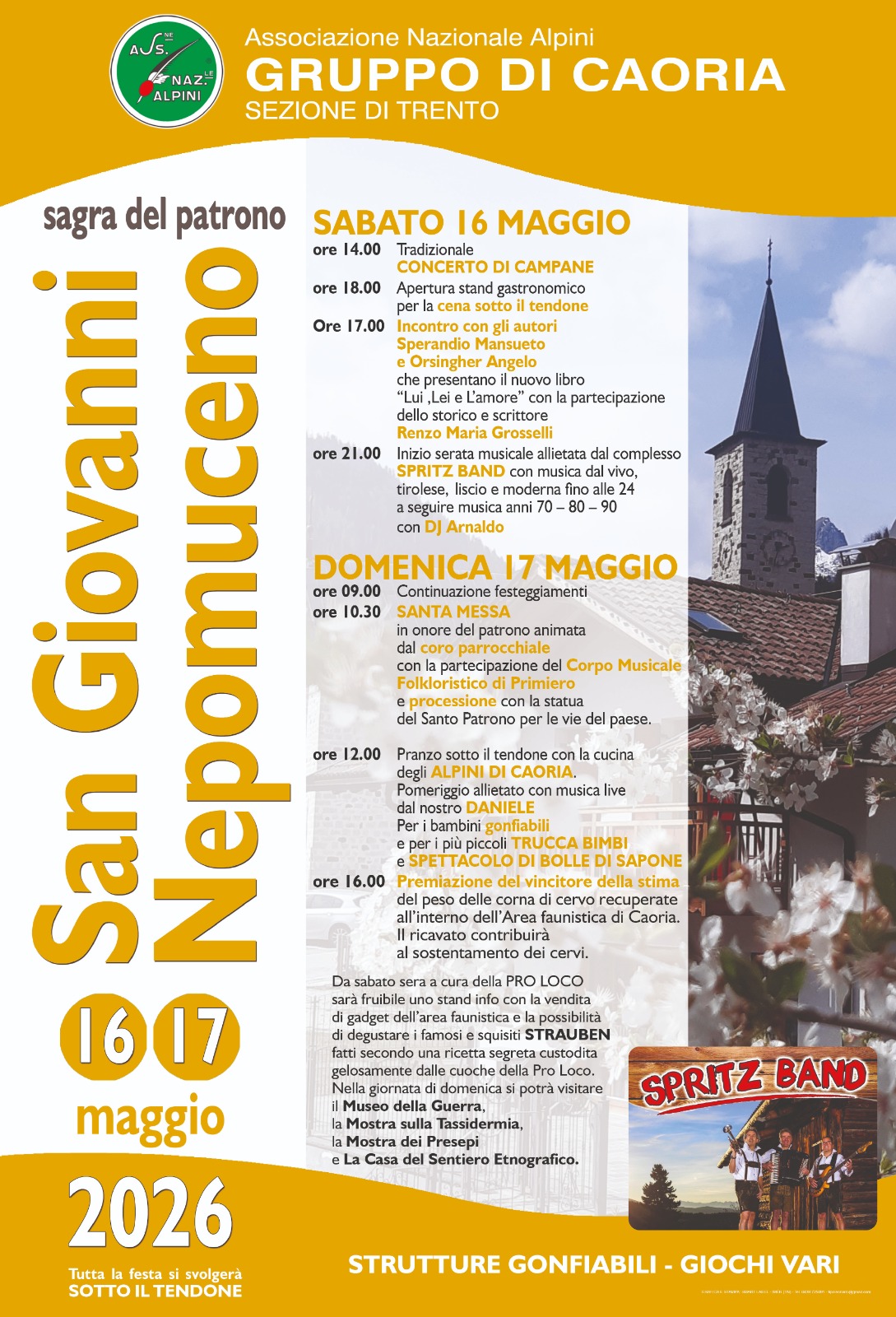 cena sociale alpini caoria 2026